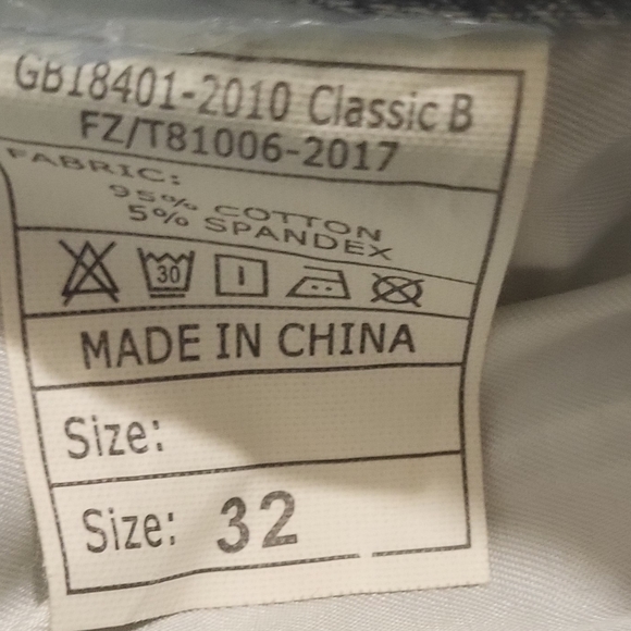 JEANS classic collection.New  Fassion  Jeans. for  Men .Size 32. NWOT. - Picture 6 of 6